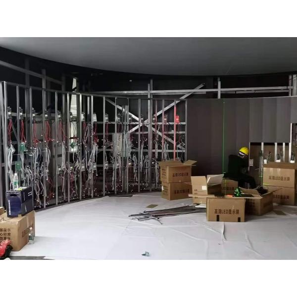 High Refresh Rate 4mm Front Service Indoor Led Display Panel For Mobile Media