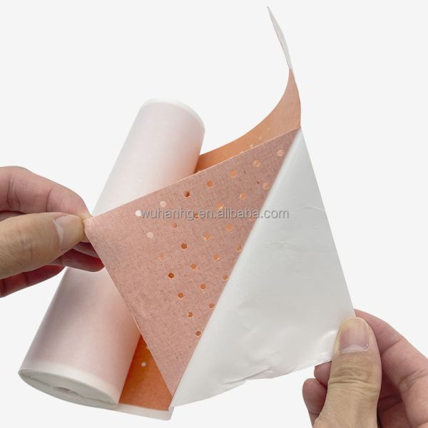 Skin Color Athletic Sports Tape Perforated Medical Cotton Tape With Zinc Oxide Glue