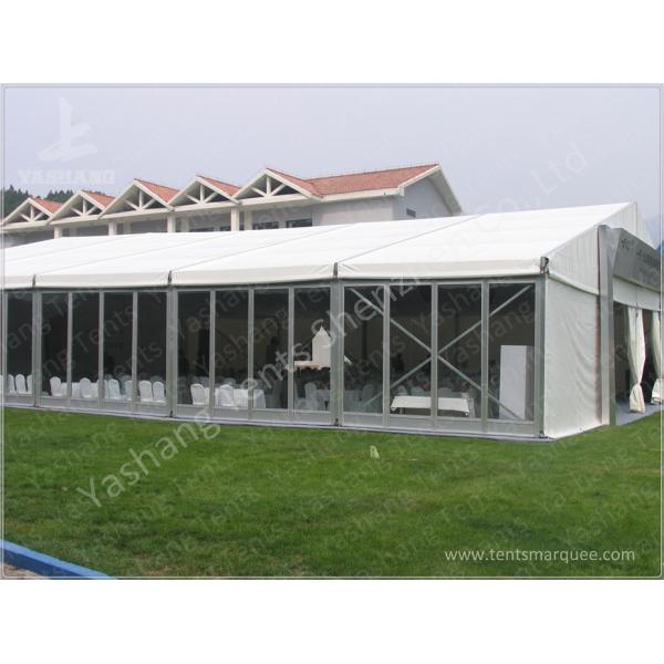 Outdoor Glass Wall Canopy Gazebo Party Tent 20 X 25M 300 Seater Clear Span Marquee Hire