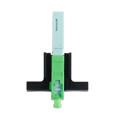 Perda do retorno alta do conector rápido da fibra ótica do SC APC do verde 0.3mm CATV