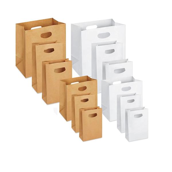 Бумажные мешки Kraft слоения фильма SGS Matt для упаковки подарка