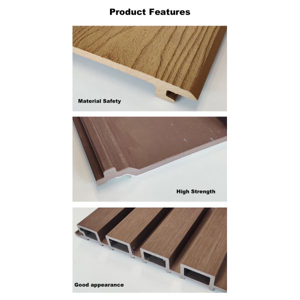 Fireproof Anti-rot 3C Design Exterior Acoustic Pvc Wall Panel Wpc Cladding for Outside Wall