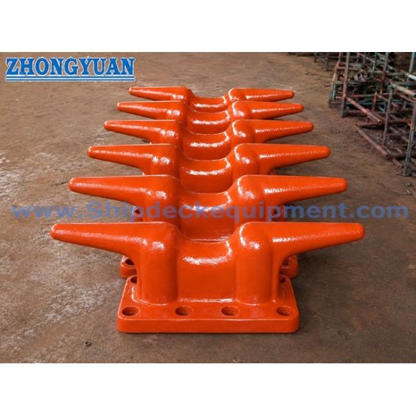 Bolted Mooring Kevel for Inland Vessels | Cast Metal Deck and Bulwark Type (GB 2026)