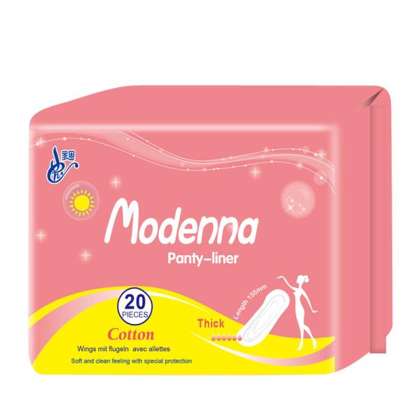 Absorventes higiênicos femininos de algodão orgânico para uso noturno descartáveis ​​ultrafinos