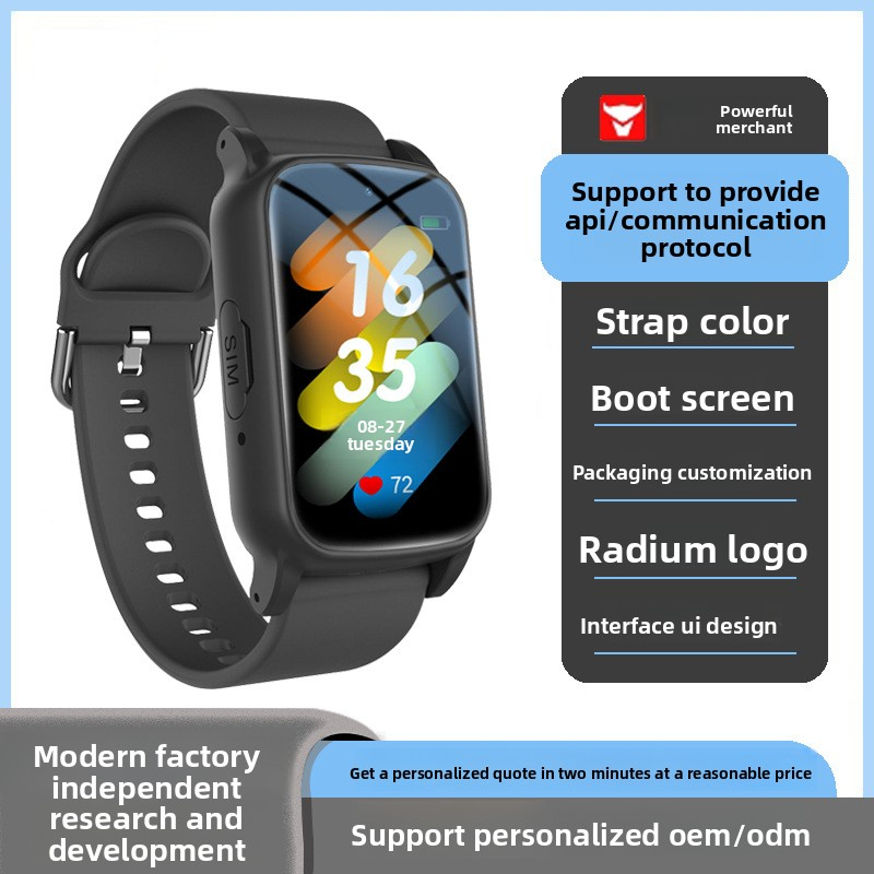 European and American Version 4g Elderly Smart Tracking Watch GPS WiFi LBS Location SOS Health Monitoring Falldetectionfallalarm