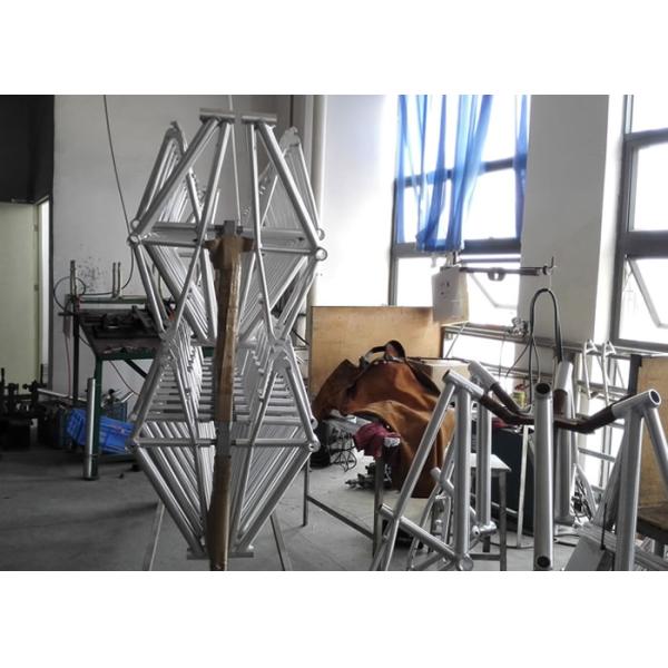 Aluminum Alloy Bmx Race Frames , Freestyle Bike Frames 27.2 Mm Seatpost