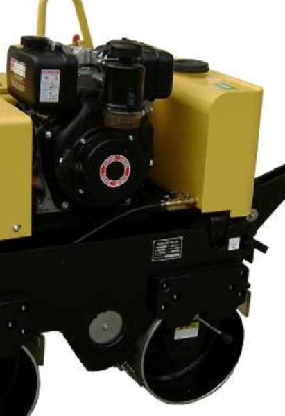 Anti Corrosion 820kg Vibratory Drum Roller Road Construction Machine