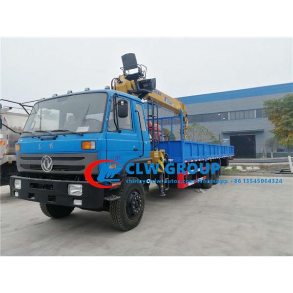Dongfeng 6x4 8.5M Fence Truck With 10T Straight Arm XCMG Crane