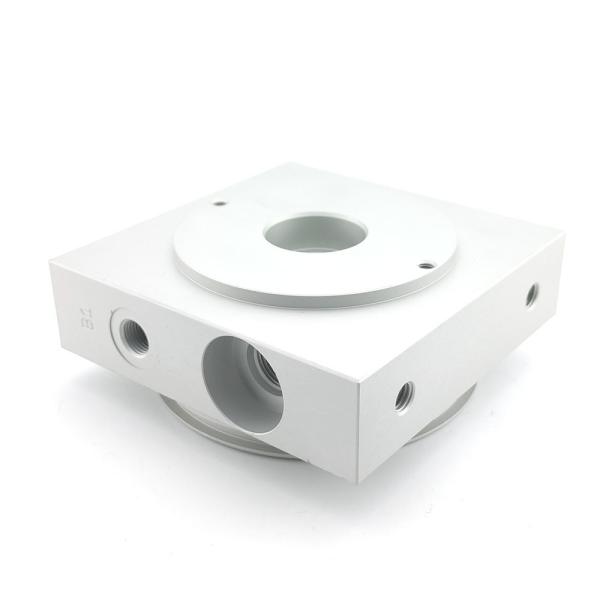 Custom Precision CNC Machined Aluminum Hydraulic Cartridge Valves Block Made to Order
