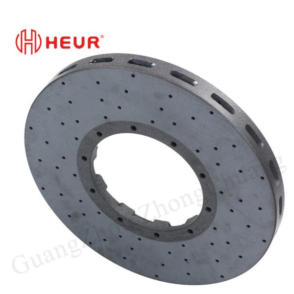 Disques en céramique de carbone de frein HEUR Pour Porsche 718 GT4RS (remplacement) - Ensemble arrière de 400x32 mm