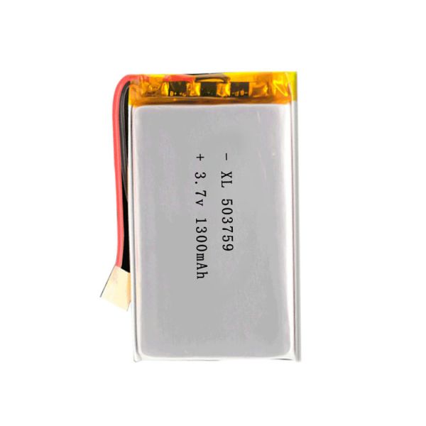 503759 Polymer Lithium Battery 1300mAh for Speaker Lamp Toy Digital Small Household Appliances 3.7V Charging Pool