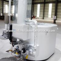 Cadinho oval 300 fornalha industrial da fusão do metal do gás de 500 800 1000 quilogramas com Recuperator