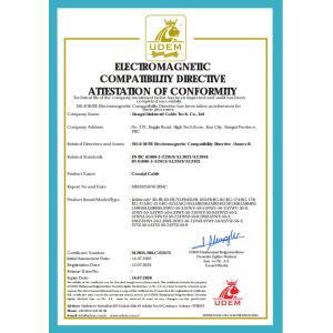 United Wiring Co., Ltd. Certifications