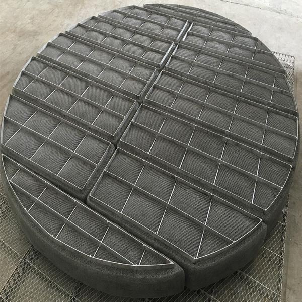 304l Wire Mesh Demister Stainless Steel Co Knit With Fiber Glass