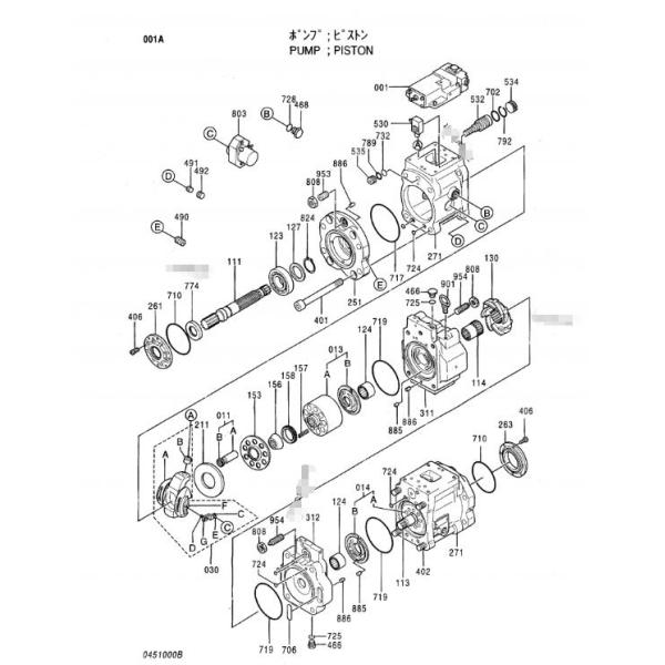 Гидронасос экскаватора Хитачи разделяет ботинок поршеня А7В0250 ЭС400-1 ЭС400-3 ЭС600-5