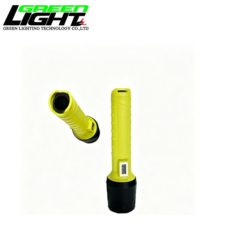 10000Lux Rechargeable LED Mining Flashlight IP68 Waterproof Industrial Torch with Magnetic USB Charging 3.4Ah Battery