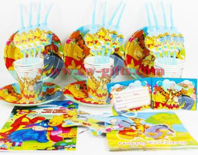 Wholesale Disney Winnie the Pooh Birthday Party Decorations Kids Evnent Party Supplies Party Decoration