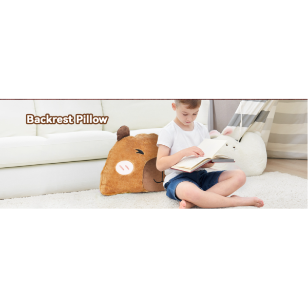 Kid Plush Capybara Slumber Bag, Toddler Girl Boy Nap Mat, 2 In 1 Brown Animal Pillow