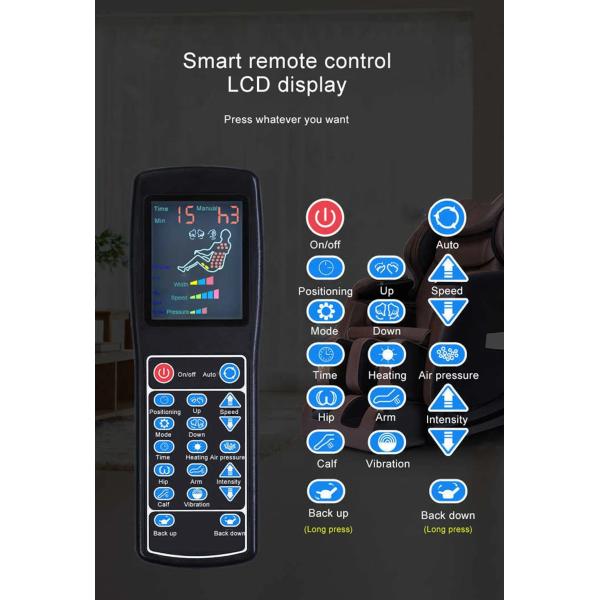 SPA LCD 3D Massage Chairs Smart Intelligent CB Zero Gravity Heated Massage Chair OEM