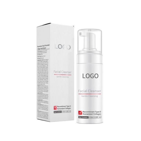 Factory Latest Recombinant Type III Humanized Collagen Gentle Cleansing Sensitive skin 0 irritation strong repair fade redness