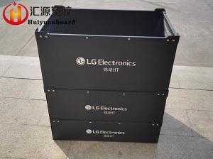 Anti Static 4mm PP Corrugated Plastic Box For Packaging Electronics