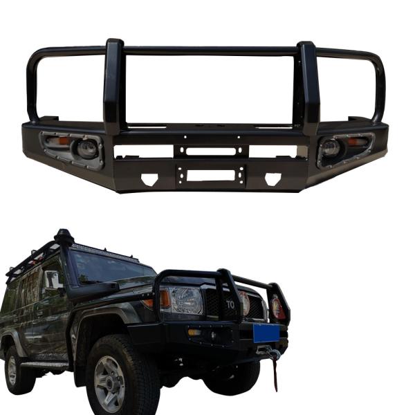 Delivery 7-15 Days Black Powder Coated Front Bumper for Landace LC79 4x4 Car Body Kit