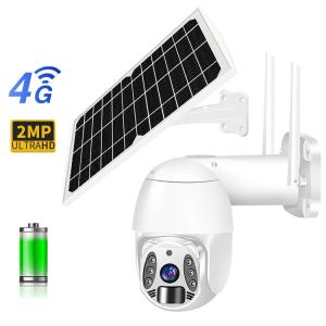 Wireless Solar Security Camera System , Outdoor PIR Motion Detection CCTV Camera