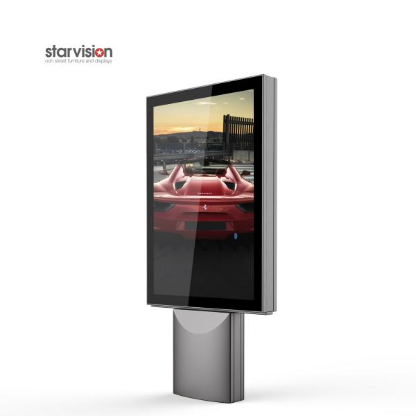 Floor Stand 5000nits Outdoor LED Totem With 3840HZ High Refreshing