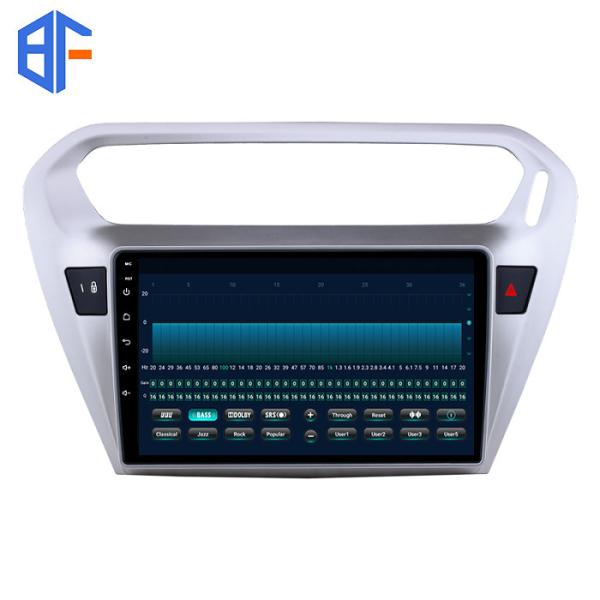 Rádio de carro de 9 polegadas Para Peugeot 301 Citroen Elysee C 2013 4G LTE 2GB + 32GB DSP IPS Screen Car DVD Player