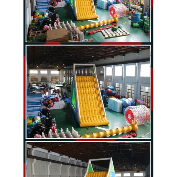 Cheap Customized PVC Large Inflatable Water Slide Water Game Slide for Lake or Sea