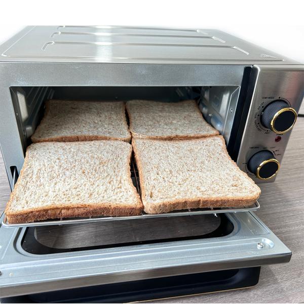 Fritadeira a ar para eletrodomésticos pequenos OEM 12L 2 botões manuais de controle