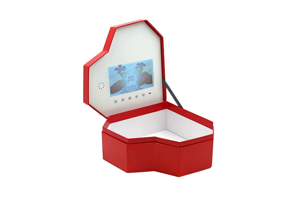 Сердце формирует память формата 512MB подарочной коробки 3GP MKV экрана USB LCD видео- видео-