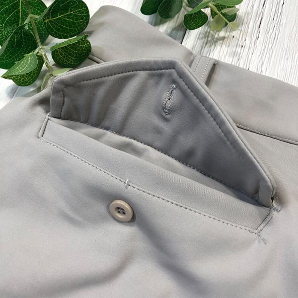 Gray XL Men Equestrian Leggings Polyester Knee Silicone Horse Riding Breeches Pocket