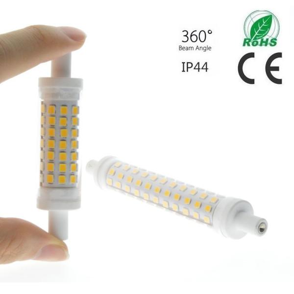 5W 10W 360 degree R7S led lamp ceramics body J78mm J118mm  R7S lighjt SMD2835 mini Dia-15mm replace R7S halogen lamp