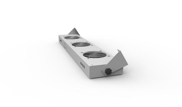 3 Fans Sound / Light Alarm ESD Discharge Overhead Ionizing Air Blower