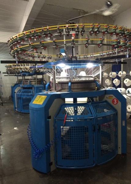 French Terry Fbric Single Jersey Fleece Circular Knitting Machine PLC 5.5KW-11.5KW