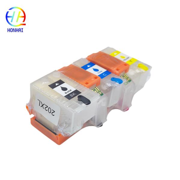 High Yield Refillable Ink Cartridge with Smart Auto-Reset Chip and Fade-Resistant Ink for Epson Printers