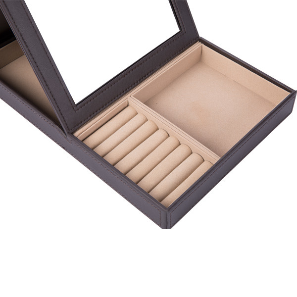 PU Leather Rectangle Shape Jewelry Display Box