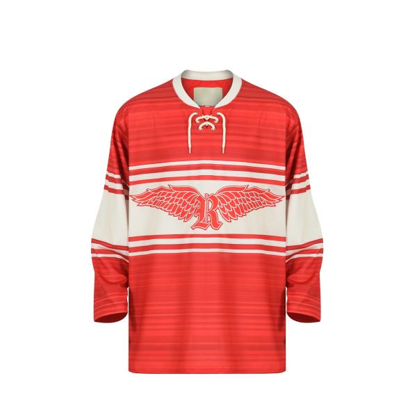 220gram Breathable Sublimation Ice Hockey Wear Training Tops Moisture Wicking