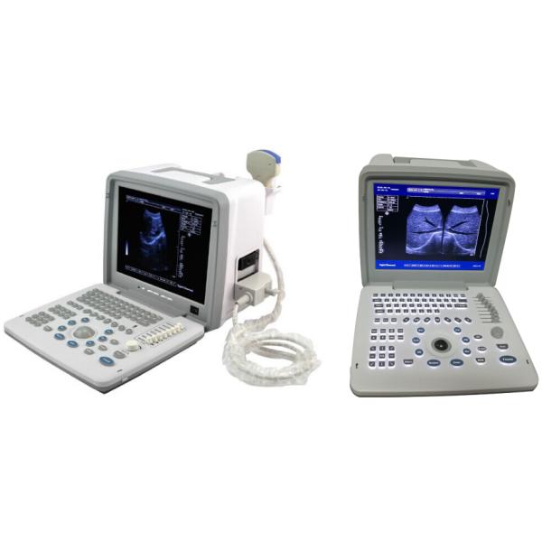 Gray Portable Ultrasound Equipment , Medical Ultrasound Machine With Probe