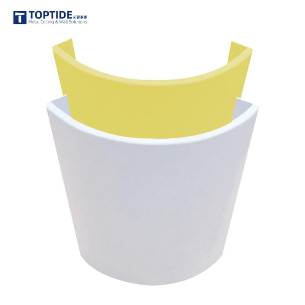 Wall Mounted Metal Column Covers With Powder Coating Metal Pillar Claddings