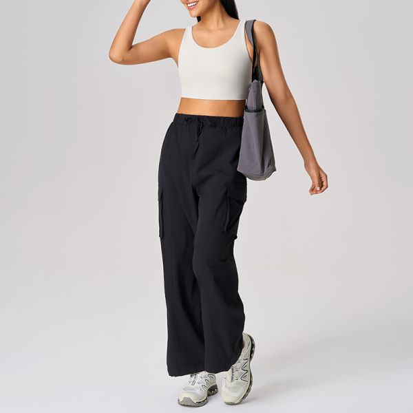 High Support Yoga Sports Bra Leggings Set Nylon Blend for Women