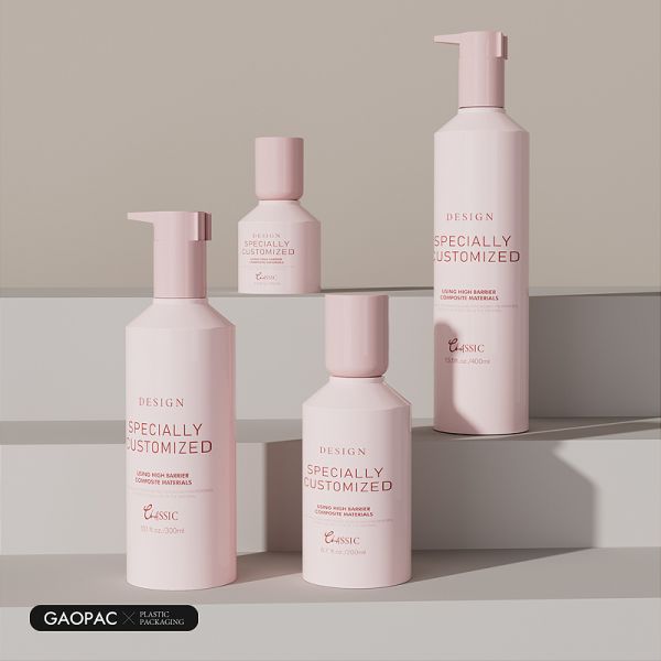 PET Material Shower Gel Bottles and Plastic Shampoo Bottles with Customizable Colors in 100/200/300/400ml Sizes