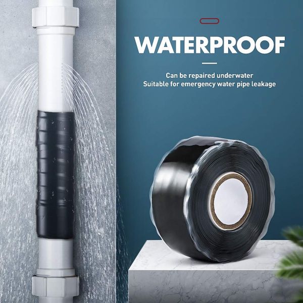 Self-Fusing Silicone Tape Weatherproof Adhesive Sticker for Emergency Pipeline Repair