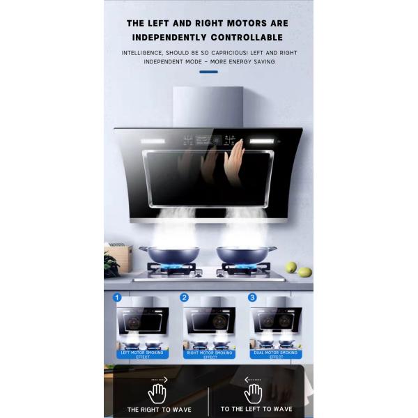 Stainless Steel Cooker Cover with Copper Motor and Automatic Cleaning