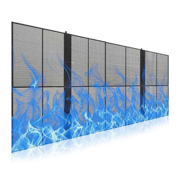 P5.2-10.4 Outdoor Transparent LED Display SMD1921 75% Transparency For Mall