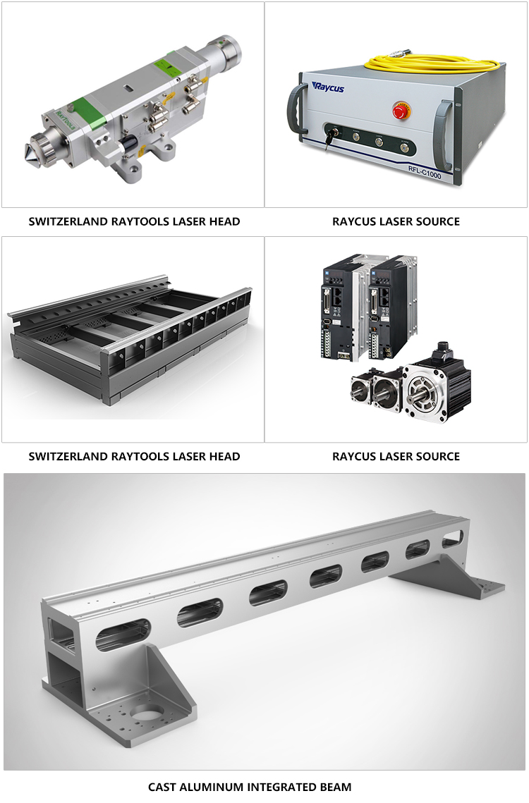 автомат для резки 40000mm/Min лазера волокна Cnc 4000W