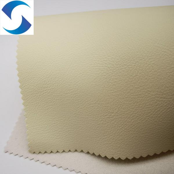Número JXTS004 Tecido de couro de PVC em relevo 55/62 50gm Orgânico e duradouro