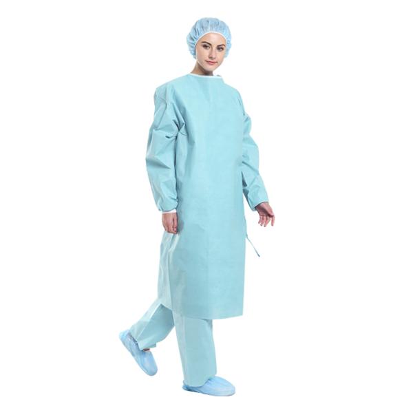 Anti Pathogens Long Sleeve Unisex Disposable Surgical Gown