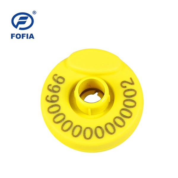 FOFIA SI diamètre animal de RFID des bétail animaux électroniques ID29mm de marque d'oreille